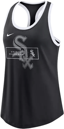 Women's Black Chicago White Sox X-Ray Racerback Performance Tank Top