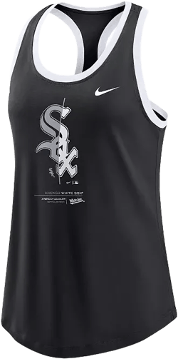 Women's Black Chicago White Sox Tech Tank Top