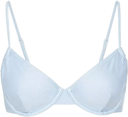 LSCN by LASCANA Women's Shimmer Underwire Bikini Swimsuit Top Bra Sizing