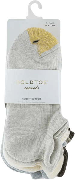 Gold Toe Women's 6-Pk. Everyday No Show Tab Socks GTDL0154R06