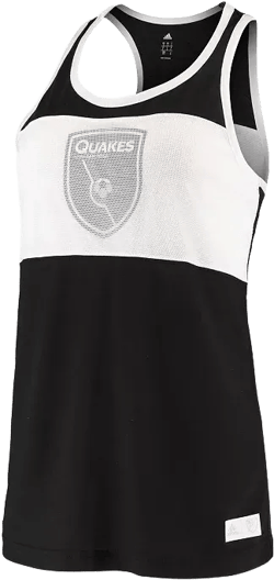 Women's Black San Jose Earthquakes Finished Tank Top