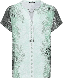 Women's Panneaux Print Tunic T-Shirt