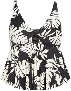 Plus Size Palma Print Tankini