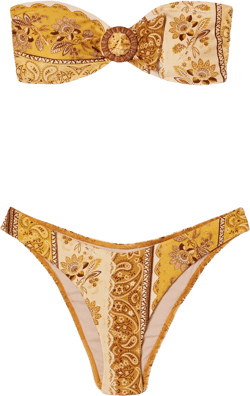 Lucky Bamboo Swimsuit In Yellow