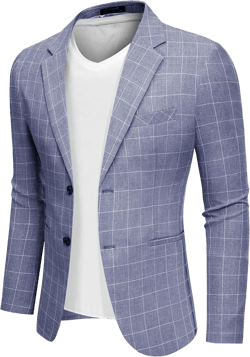 COOFANDY Men's Blazer Casual Slim Fit Sport Coats Two Button Lightweight Suit Jacket