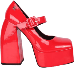 PABLO Womens Statement High Platform Heel Mary Jane Sandals