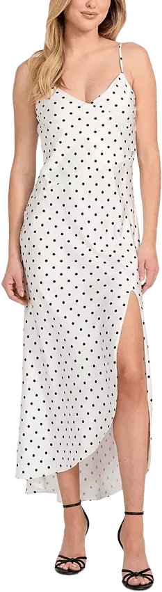 Women's Cemona Printed Faux-Wrap Sleeveless Dress