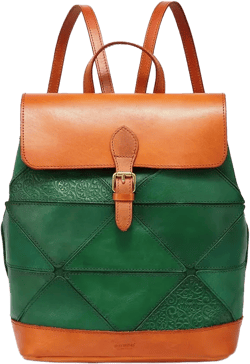 Women's Genuine Leather Prism Backpack