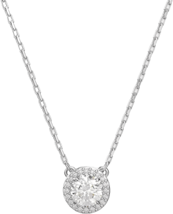 Silver-Tone Constella Crystal Pendant Necklace, 14-7/8" + 3" extender