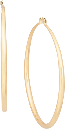 Extra Large 2-3/4" Gold-Tone Hoop Earrings, Created for Macy's 