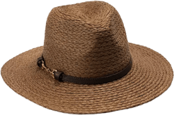 Panama Hat with Horse Bit Band