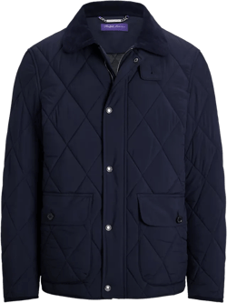 Carleton Quilted Down Jacket In Classic Chairman Navy