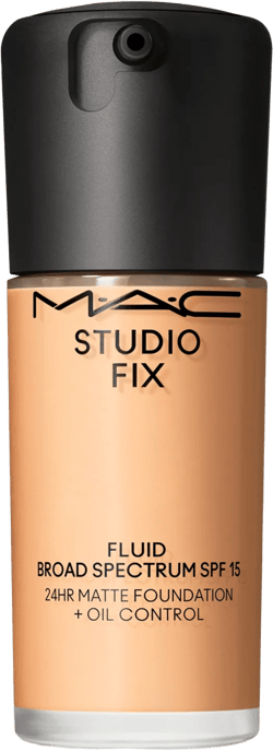 Studio Fix Fluid Spf 15 24hr Matte Foundation + Oil Control, 1 Oz. In Nc20 (light Beige With Neutral Golden Un