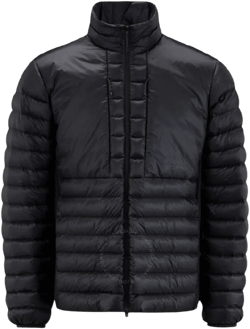 Long Sleeve Puffer Jacket In Black
