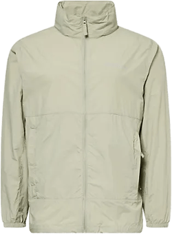 Mens  Loop Basin Windbreaker Waterproof Jacket In Safari