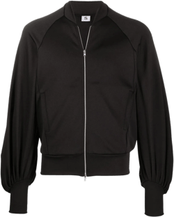Oversized-fit Bomber Jacket In Black