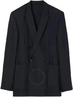 Men's Smoked Navy Sloane Slim Fit Wool Tailored Jacket In Blue