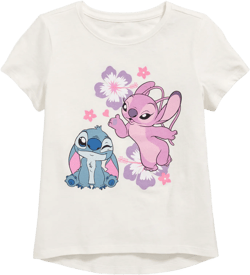 Disney© Stitch & Angel Graphic T-Shirt for Girls | Old Navy
