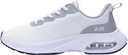 Autper Women's Air Running Shoes Breathable Tennis Sneakers Gym Jogging Training Comfortable Fashion Sports Shoes Whitegrey US 10