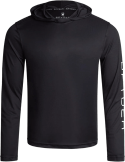 Spyder Mens Long Sleeve Sun Hoodie Shirt - UPF 50+ UV Protection Quick Dry Lightweight Fishing Swim Shirt Rash Guard for Men