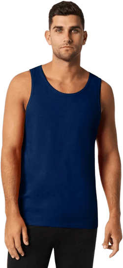 Gildan Heavy Cotton Tank Top 20F Navy Small