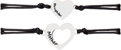 Lcbulu Mothers Day Gifts - Mother Daughter Bracelets Jewelry Birthday Gifts for Mom Mothers Day Gift from Daughter Matching Heart Bracelet Set of 2 (motherdaughter): Clothing, Shoes & Jewelry