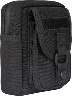 Duty Belt Tactical Molle Pouch Oxford Fabric Small EDC Pouch for Police Law Enforcement Work Outdoor Camping Hiking(Black)