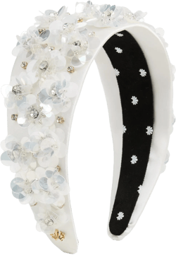 Brigitte Paillette Floral Headband