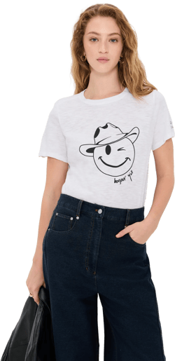Bonjour Yall Smiley Tee