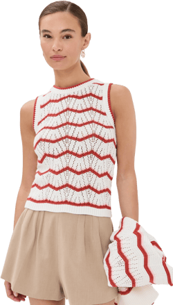 Cropped Jerrel Knit Tank