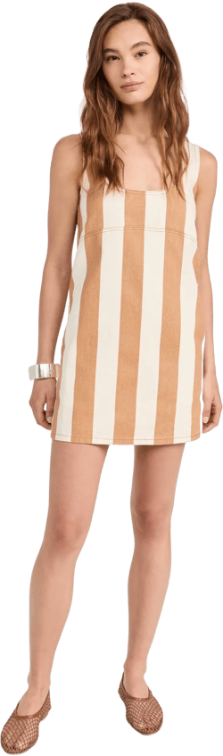 Sahara Striped Denim Dress
