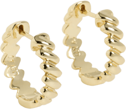 The Mini Snake Chain Hoops