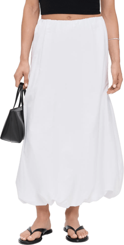 Poplin Bubble Skirt