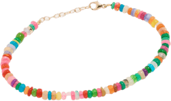 Rainbow Smooth Large Opal Bracelet