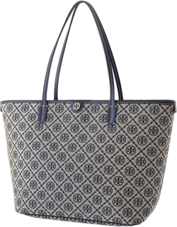 T Monogram Zip Tote