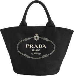 Prada 2-Way Tote Bag, Canapa Canvas