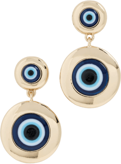 Eyes Open Drop Earrings