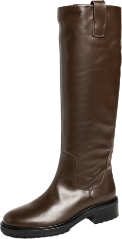 Henry Calf Leather Moka Riding Boots