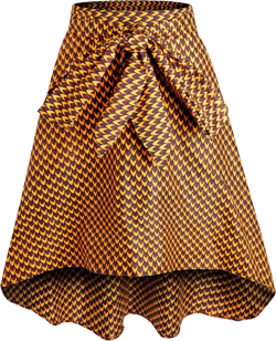 SHENBOLEN Women African Traditional Costume Flower Print Casual Dashiki Skirt