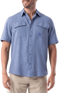 Guy Harvey Men's Short Sleeve Performance Fishing Shirt