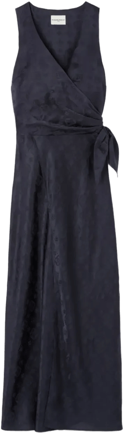 satin midi dress