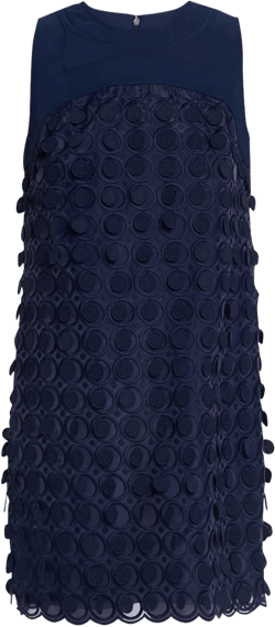 Bev 2 Cutout Woven Paillette Mini Dress In Ink