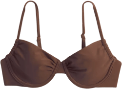Ruched Underwire Bikini Top