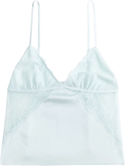 Sheer Lace and Satin Cami