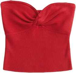 Twist Sweater Tube Top