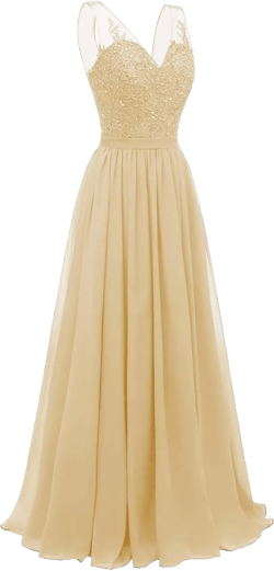 Lace Appliques Chiffon Bridesmaid Dresses for Women Long V Neck Prom Dress Aline Formal Evening Party Gowns Champagne 28