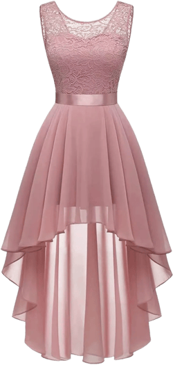 Women's Cocktail Dress Evening Dresses Elegant for Wedding Festive Dresses Sleeveless Bridesmaid Dresses for Pink X-Small