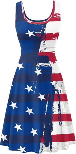XS-4XL Dresses for Women Sleeveless Party Cocktail Swing Tank Sundress with Pocket…