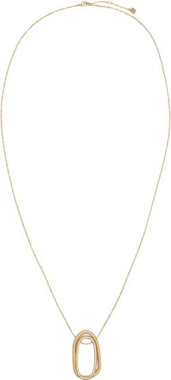 Organic Shape Pendant Necklace