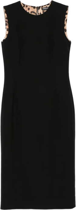 sleeveless midi dress